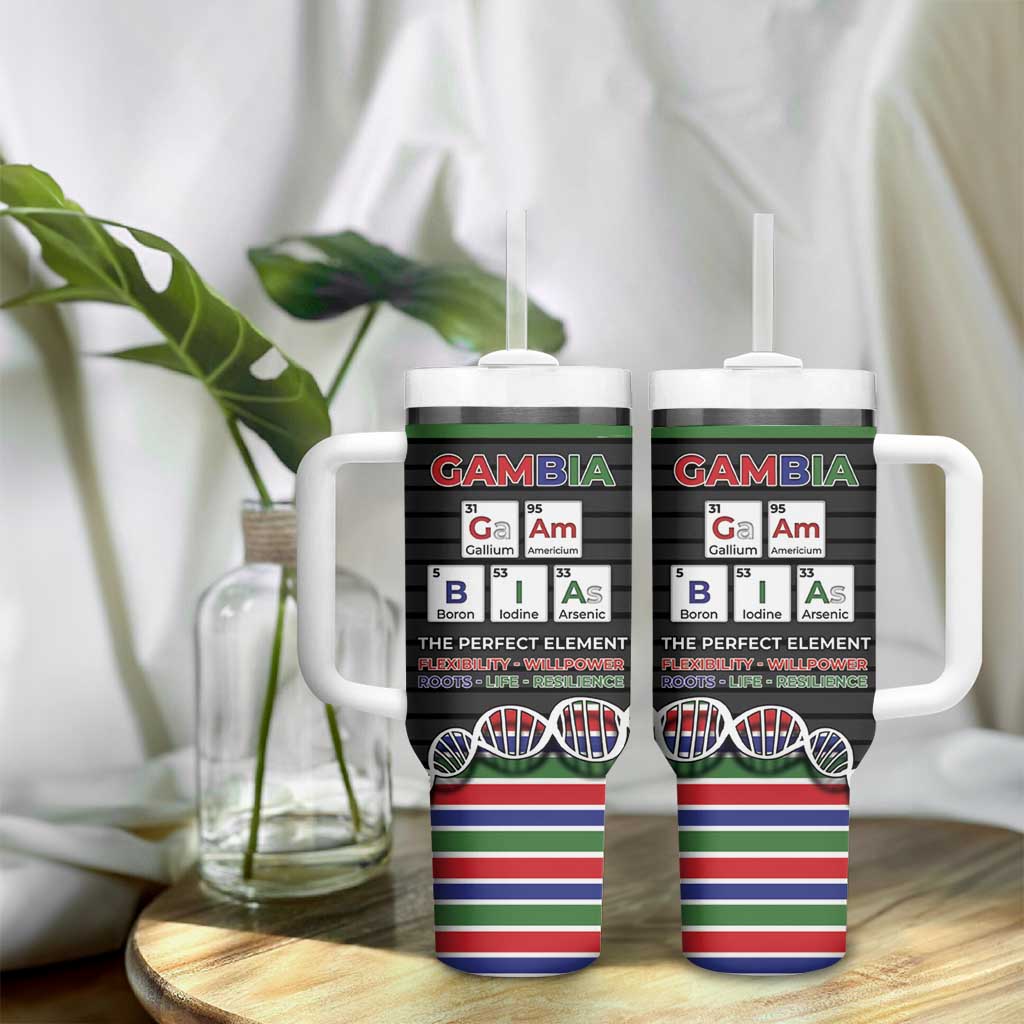 Gambia Tumbler With Handle Perfect Periodic Element Of African - African Pride