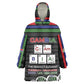 Gambia Wearable Blanket Hoodie Perfect Periodic Element Of African - African Pride