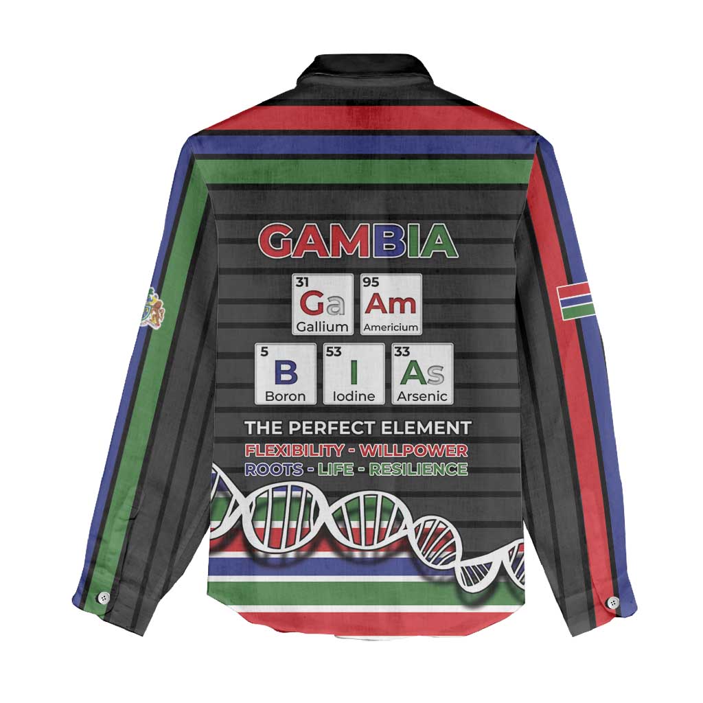 Gambia Women Casual Shirt Perfect Periodic Element Of African - African Pride