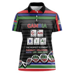 Gambia Women Polo Shirt Perfect Periodic Element Of African - African Pride
