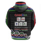 Gambia Zip Hoodie Perfect Periodic Element Of African - African Pride