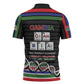 Gambia Zipper Polo Shirt Perfect Periodic Element Of African - African Pride