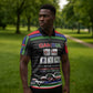 Gambia Zipper Polo Shirt Perfect Periodic Element Of African - African Pride