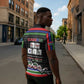 Gambia Zipper Polo Shirt Perfect Periodic Element Of African - African Pride