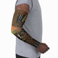 Personalized Burkina Faso Arm Sleeves African Tribal Horse Patchwork Style - African Pride