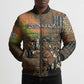 Personalized Burkina Faso Bomber Puffer Jacket African Tribal Horse Patchwork Style - African Pride
