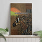Burkina Faso Canvas Wall Art African Tribal Horse Patchwork Style - African Pride