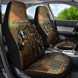 Burkina Faso Car Seat Cover African Tribal Horse Patchwork Style - African Pride