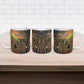 Personalized Burkina Faso Ceramic Mug African Tribal Horse Patchwork Style - African Pride