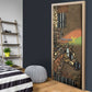 Personalized Burkina Faso Door Cover African Tribal Horse Patchwork Style - African Pride