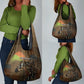 Burkina Faso Grocery Bag African Tribal Horse Patchwork Style - African Pride