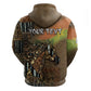 Personalized Burkina Faso Hoodie African Tribal Horse Patchwork Style - African Pride