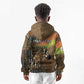 Personalized Burkina Faso Kid Hoodie African Tribal Horse Patchwork Style - African Pride