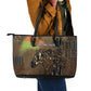 Burkina Faso Leather Tote Bag African Tribal Horse Patchwork Style - African Pride