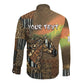 Personalized Burkina Faso Long Sleeve Button Shirt African Tribal Horse Patchwork Style - African Pride