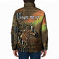 Personalized Burkina Faso Padded Jacket African Tribal Horse Patchwork Style - African Pride