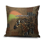 Burkina Faso Pillow Cover African Tribal Horse Patchwork Style - African Pride