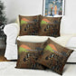 Burkina Faso Pillow Cover African Tribal Horse Patchwork Style - African Pride