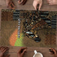 Burkina Faso Puzzle African Tribal Horse Patchwork Style - African Pride