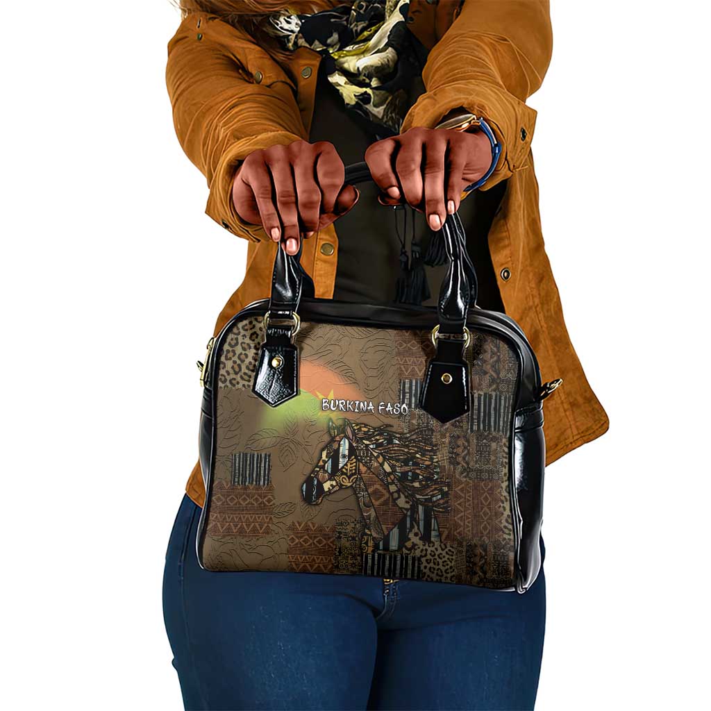 Burkina Faso Shoulder Handbag African Tribal Horse Patchwork Style - African Pride