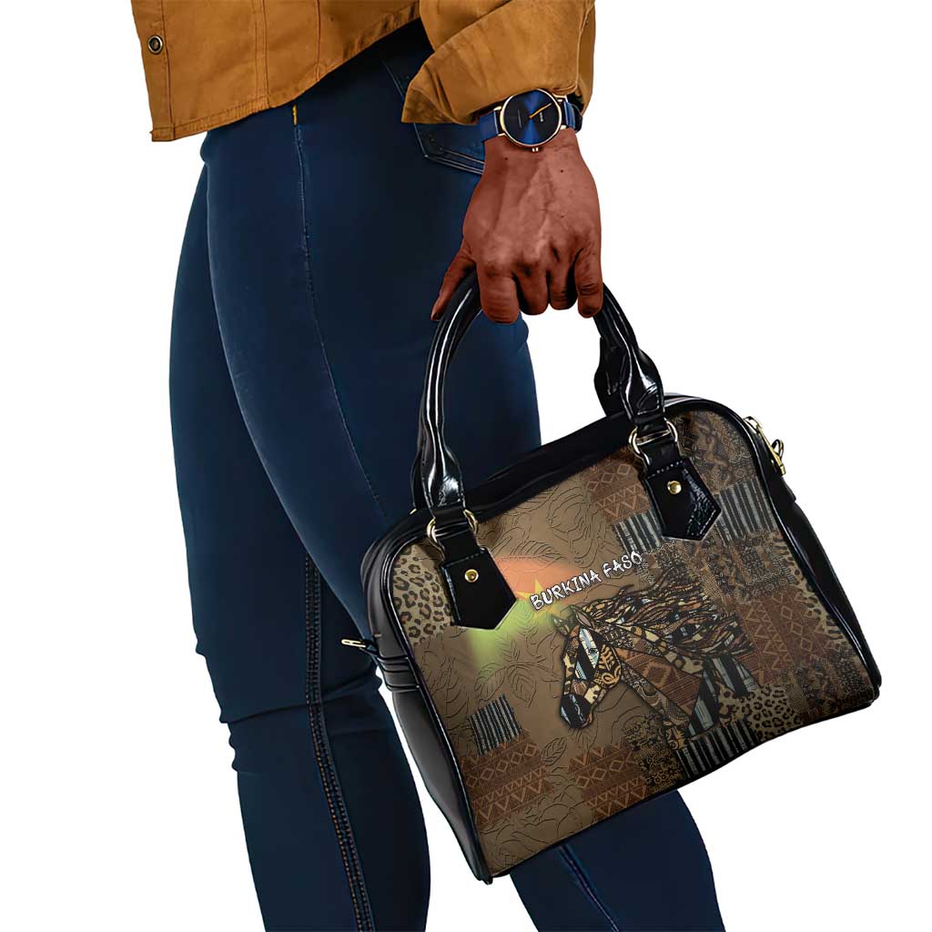 Burkina Faso Shoulder Handbag African Tribal Horse Patchwork Style - African Pride