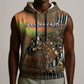 Personalized Burkina Faso Sleeveless Hoodie African Tribal Horse Patchwork Style - African Pride
