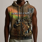 Personalized Burkina Faso Sleeveless Zip Hoodie African Tribal Horse Patchwork Style - African Pride