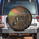 Burkina Faso Spare Tire Cover African Tribal Horse Patchwork Style - African Pride