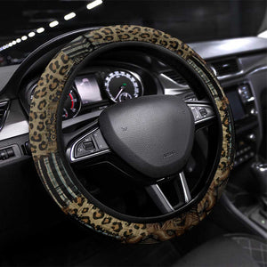 Burkina Faso Steering Wheel Cover African Tribal Horse Patchwork Style - African Pride