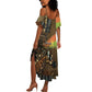 Personalized Burkina Faso Summer Maxi Dress African Tribal Horse Patchwork Style - African Pride