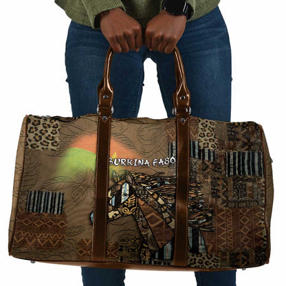 Burkina Faso Travel Bag African Tribal Horse Patchwork Style - African Pride
