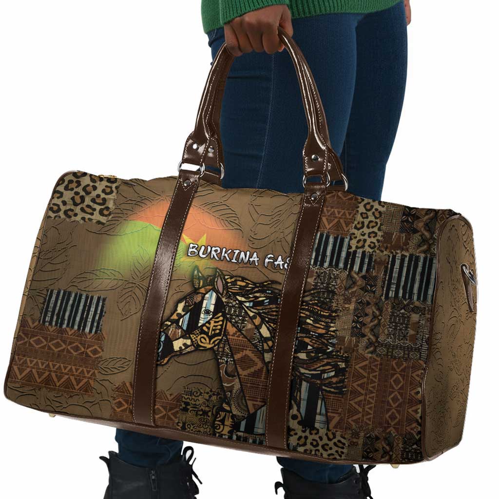 Burkina Faso Travel Bag African Tribal Horse Patchwork Style - African Pride