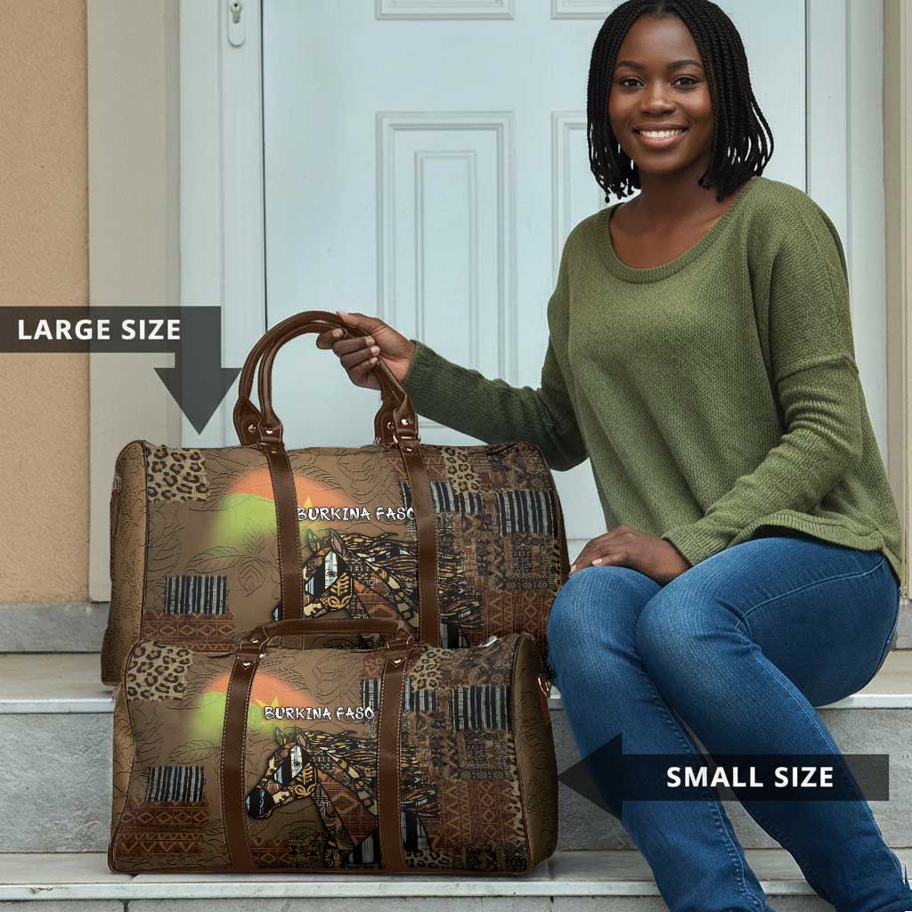 Burkina Faso Travel Bag African Tribal Horse Patchwork Style - African Pride