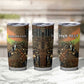 Personalized Burkina Faso Tumbler Cup African Tribal Horse Patchwork Style - African Pride