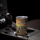 Personalized Burkina Faso Tumbler Cup African Tribal Horse Patchwork Style - African Pride