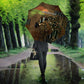 Burkina Faso Umbrella African Tribal Horse Patchwork Style - African Pride