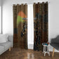 Burkina Faso Window Curtain African Tribal Horse Patchwork Style - African Pride