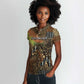 Personalized Burkina Faso Women Polo Shirt African Tribal Horse Patchwork Style - African Pride
