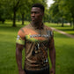 Personalized Burkina Faso Zipper Polo Shirt African Tribal Horse Patchwork Style - African Pride