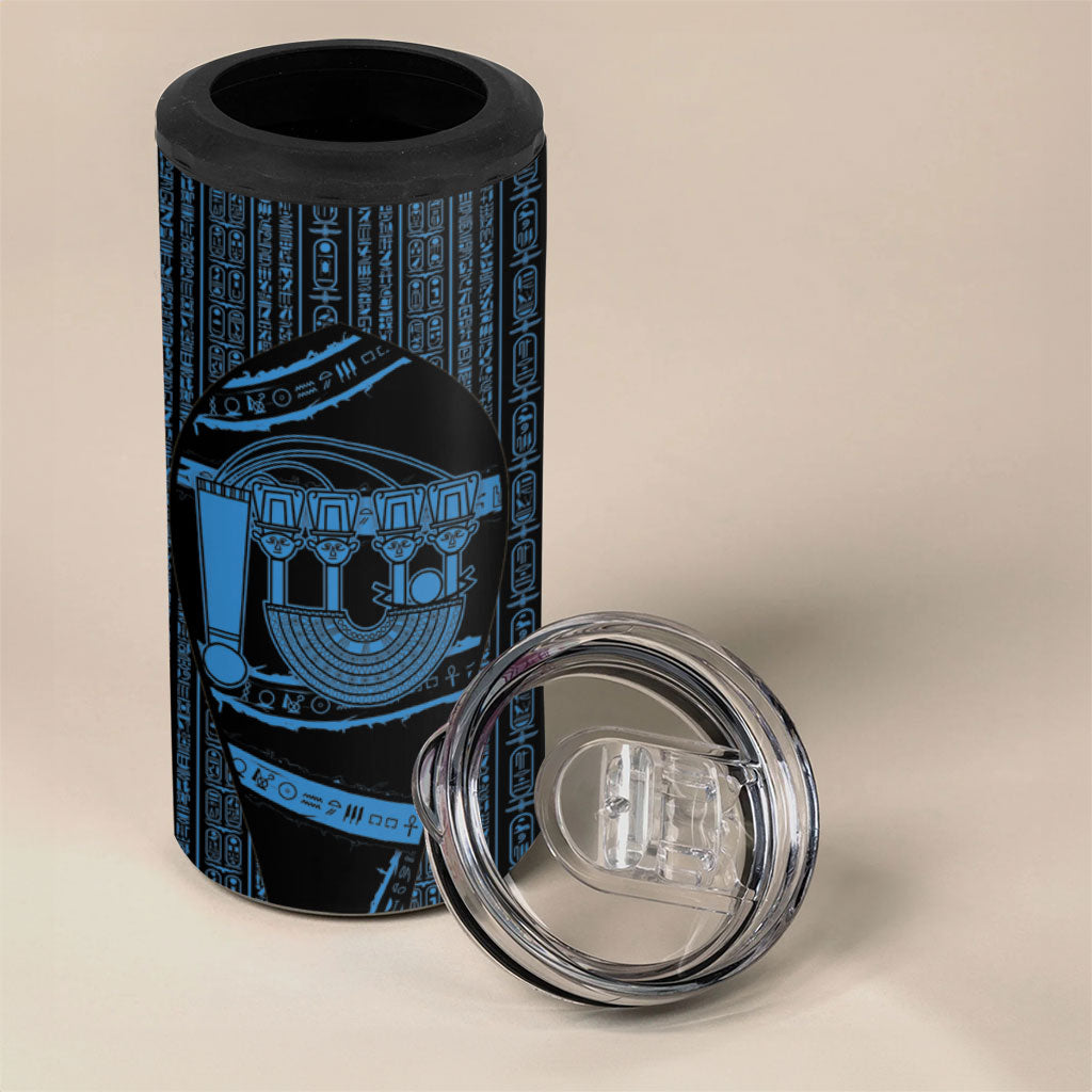 Egypt Menat 4 in 1 Can Cooler Tumbler Ancient Mythology Goddess Hathor Necklace