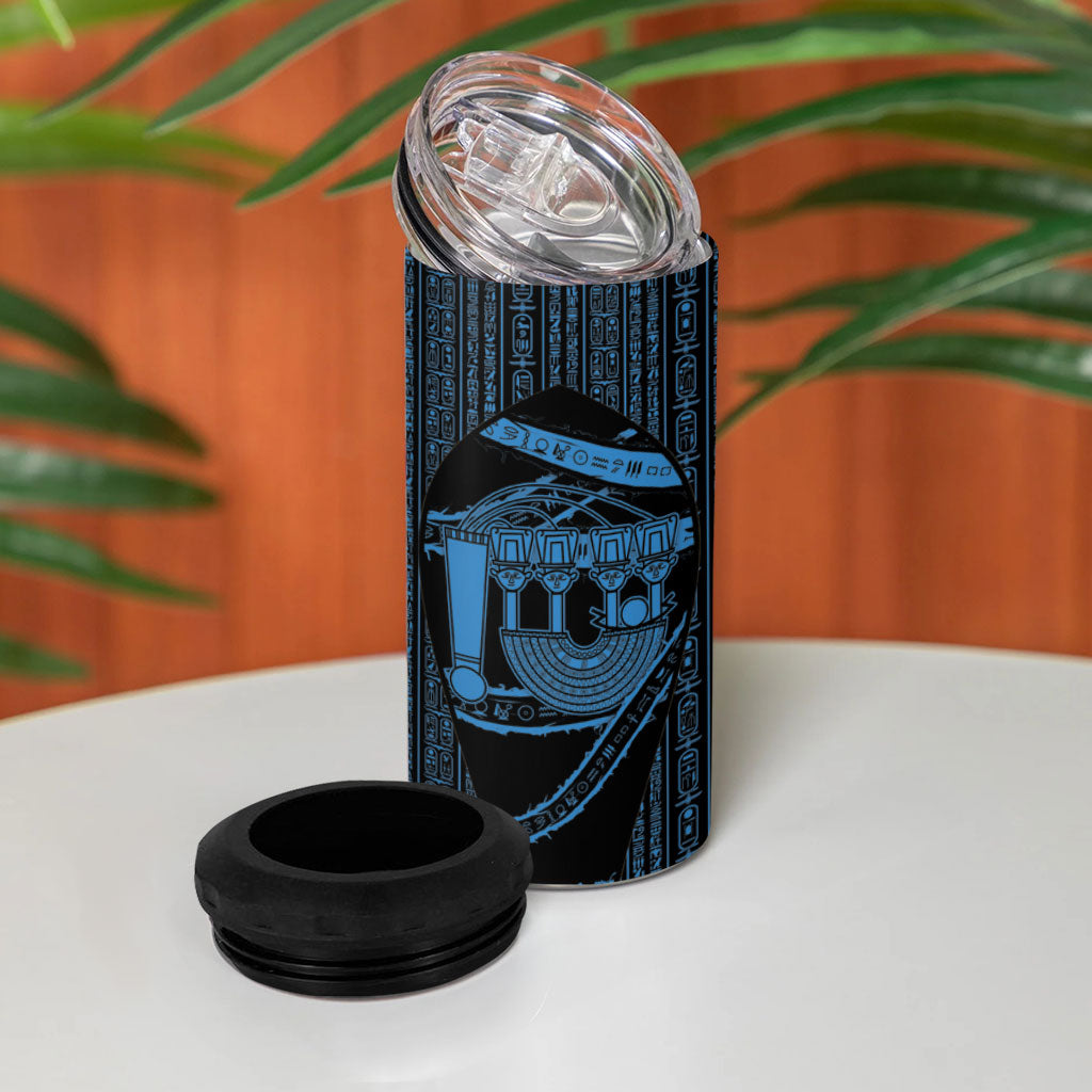 Egypt Menat 4 in 1 Can Cooler Tumbler Ancient Mythology Goddess Hathor Necklace