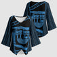 Egypt Menat Kimono Sleeve Blouse Ancient Mythology Goddess Hathor Necklace