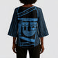 Egypt Menat Kimono Sleeve Blouse Ancient Mythology Goddess Hathor Necklace