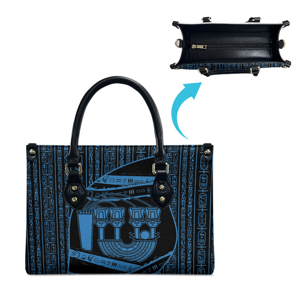 Egypt Menat Leather Bag Ancient Mythology Goddess Hathor Necklace