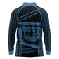 Egypt Menat Long Sleeve Polo Shirt Ancient Mythology Goddess Hathor Necklace