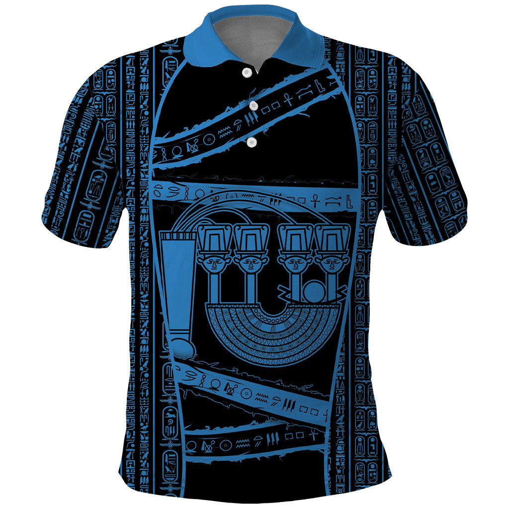 Egypt Menat Polo Shirt Ancient Mythology Goddess Hathor Necklace