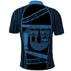 Egypt Menat Polo Shirt Ancient Mythology Goddess Hathor Necklace