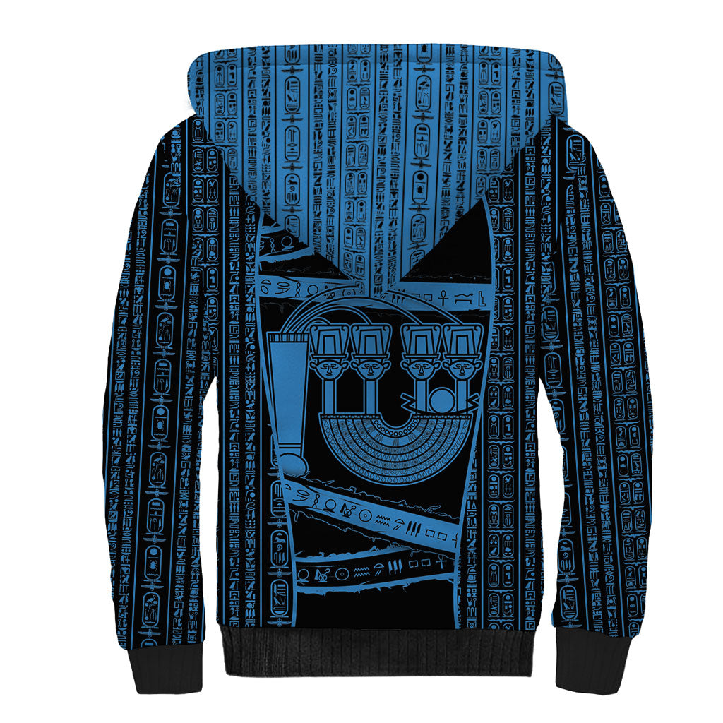 Egypt Menat Sherpa Hoodie Ancient Mythology Goddess Hathor Necklace