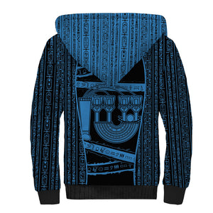 Egypt Menat Sherpa Hoodie Ancient Mythology Goddess Hathor Necklace