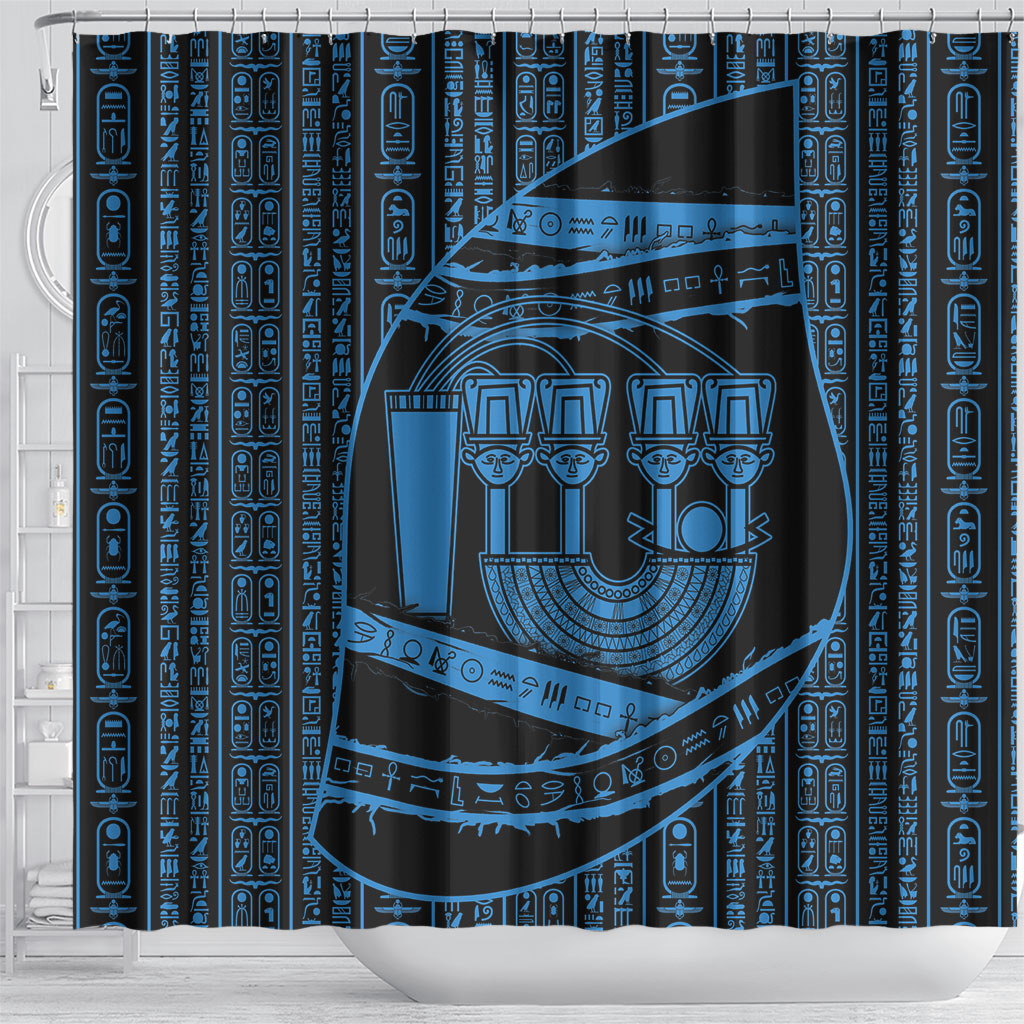Egypt Menat Shower Curtain Ancient Mythology Goddess Hathor Necklace